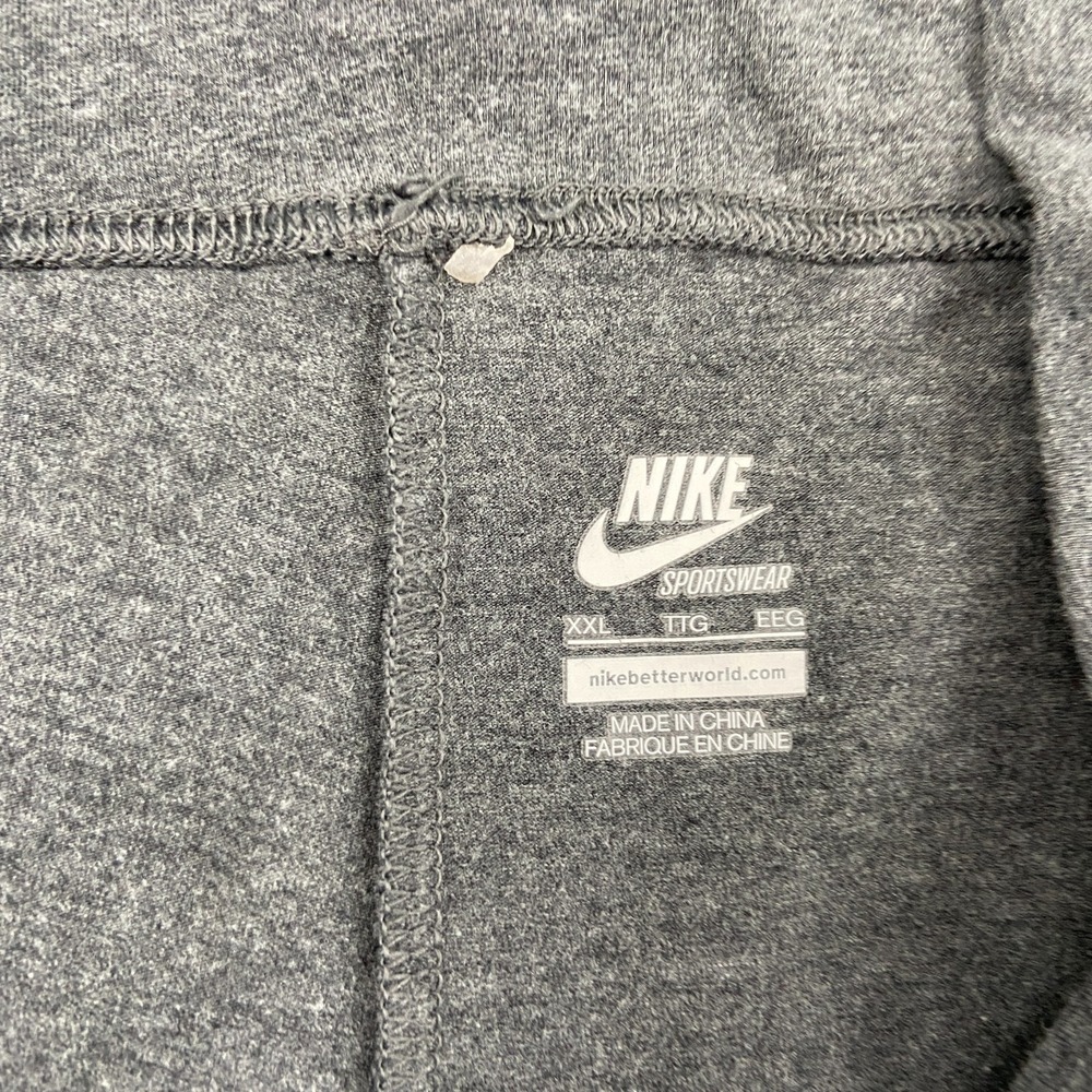 Nike Leggings Womens 2XL Gray Heather Stretch Athletic High Waisted Skinny Leg - Picture 6 of 9